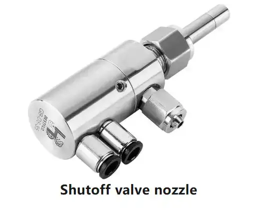 Shutoff valve nozzle-short Coupling