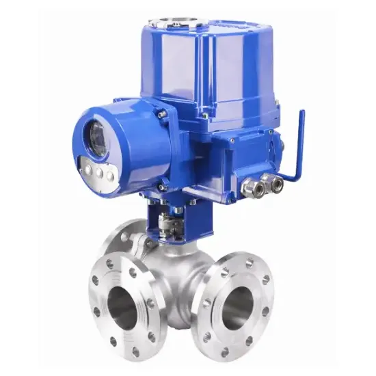 Electric Three-Way Ball Valve