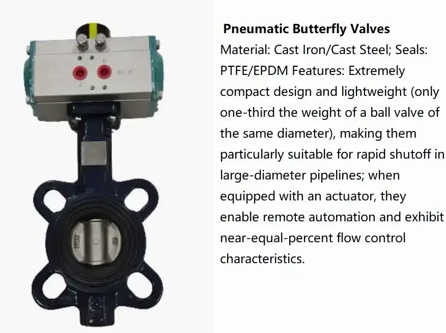 Pneumatic Butterfly Valve